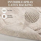Non-Slip Absorbent Assorted Solid 2 Piece Bath Rug Set