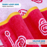 Bahama Cotton Fuzzy Velour Terry Large Oversized Beach Towel