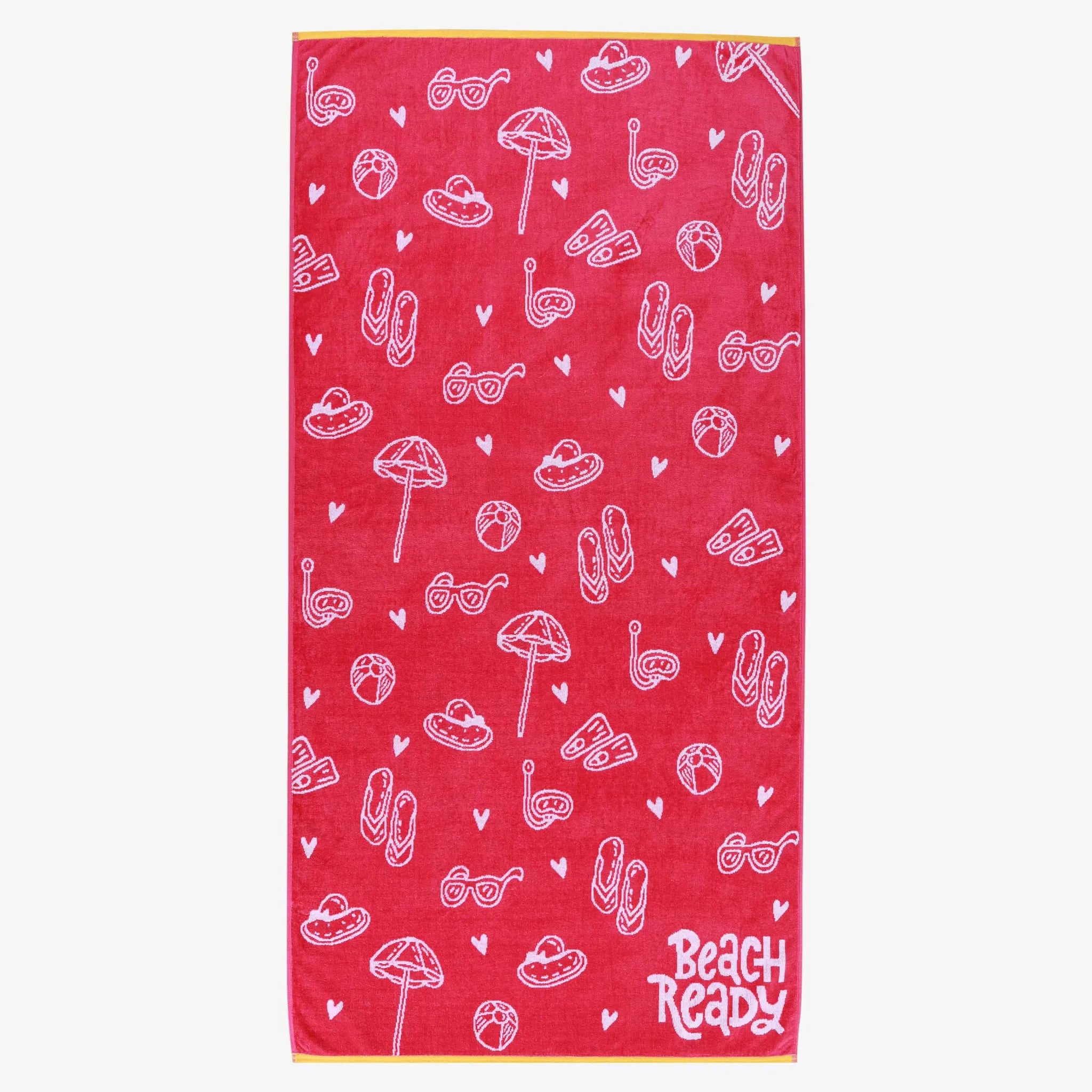 Bahama Cotton Fuzzy Velour Terry Large Oversized Beach Towel