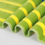 Mira Striped Cotton Velour Terry Large Oversized Beach Towel