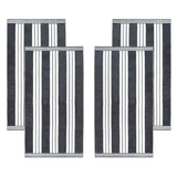 Cabana Stripe Oversized Cotton Beach Towel Set of 2, 4, or 6 Piece