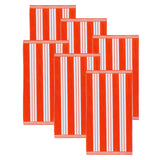Cabana Stripe Oversized Cotton Beach Towel Set of 2, 4, or 6 Piece