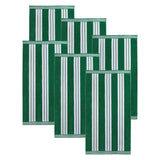 Cabana Stripe Oversized Cotton Beach Towel Set of 2, 4, or 6 Piece