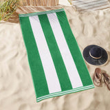 Cabana Stripe Oversized Cotton Beach Towel Sets