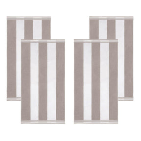 Cabana Stripe Oversized Cotton Beach Towel Set Of 2,4,6