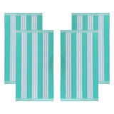 Cabana Stripe Oversized Cotton Beach Towel Set of 2, 4, or 6 Piece