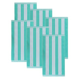 Cabana Stripe Oversized Cotton Beach Towel Set of 2, 4, or 6 Piece