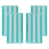 Striped Oversized Cabana Cotton Beach Towel Sets
