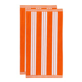 Cabana Stripe Oversized Cotton Beach Towel Set of 2, 4, or 6 Piece