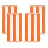 Cabana Stripe Oversized Cotton Beach Towel Set Of 2,4,6