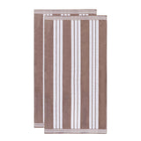 Cabana Stripe Oversized Cotton Beach Towel Set of 2, 4, or 6 Piece
