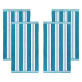 Cabana Stripe Oversized Cotton Beach Towel Set of 2, 4, or 6 Piece