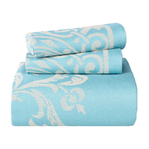 Lightweight Cotton Blend Bedspread Sets Adalie Medallion Jacquard