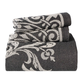 Adalie Cotton Blend Woven Jacquard Medallion Bedspread Set