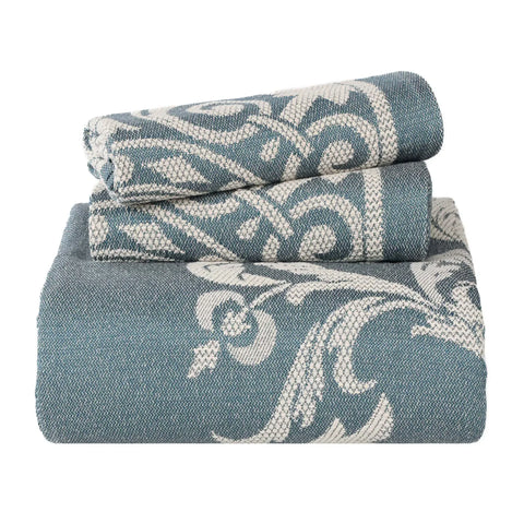 Lightweight Cotton Blend Bedspread Sets Adalie Medallion Jacquard