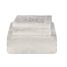 Adalie Cotton Blend Woven Jacquard Medallion Bedspread Set