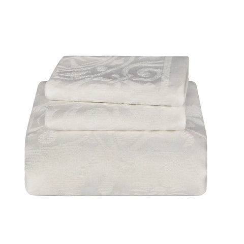 Lightweight Cotton Blend Bedspread Sets Adalie Medallion Jacquard