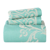 Adalie Cotton Blend Woven Jacquard Medallion Bedspread Set