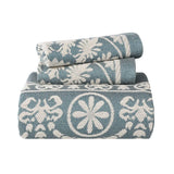 Kymbal Cotton Blend Woven Medallion Jacquard Bedspread Set