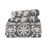 Kymbal Cotton Blend Woven Medallion Jacquard Bedspread Set