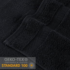 Zero Twist Cotton Solid Ultra-Soft Absorbent Hand Towel Set of 6