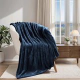 Fleece Plush Medium Weight Fluffy Soft Solid Decorative Blanket