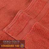 Zero Twist Cotton Solid Ultra-Soft Absorbent Hand Towel Set of 6