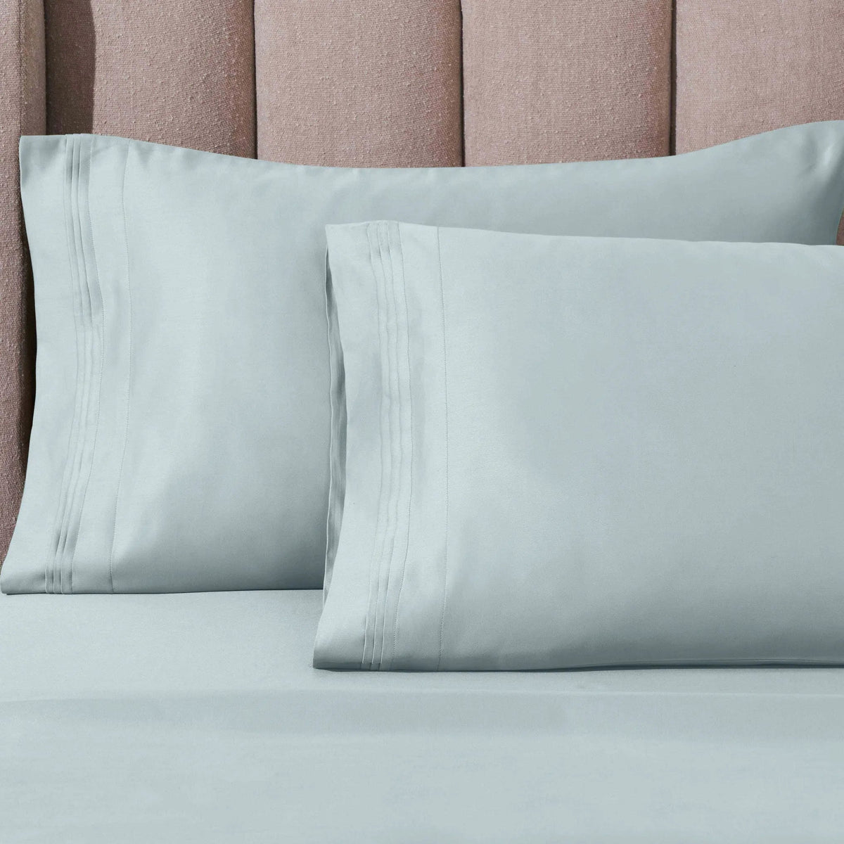 1000 Thread Count Egyptian Cotton Solid Pillowcase Set
