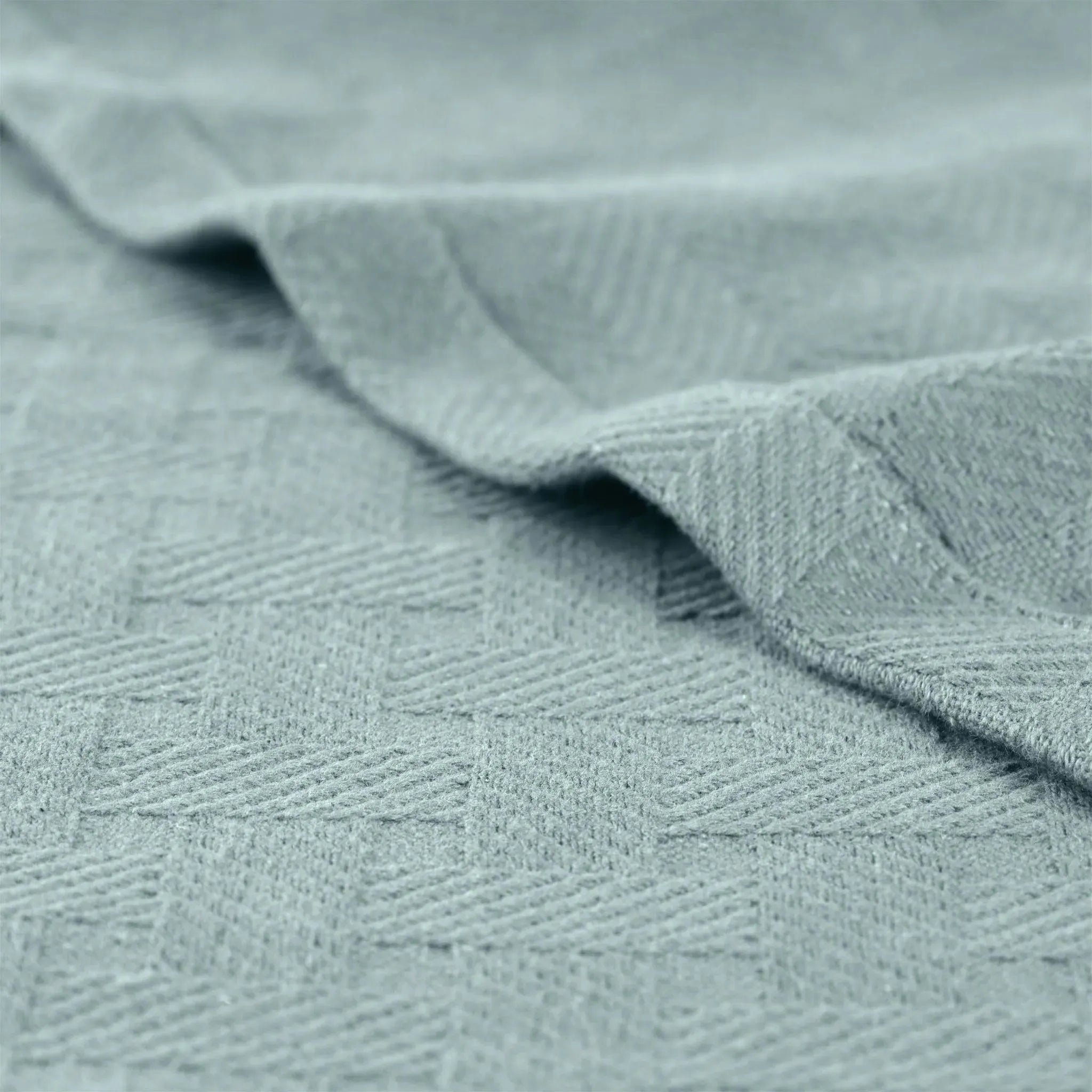 Basketweave Classic Farmhouse All-Season Cotton Blanket
