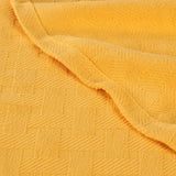 100% Cotton Thermal Blanket – Basketweave All-Season, Lightweight & Breathable