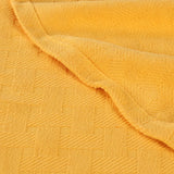 100% Cotton Thermal Blanket – Basketweave All-Season, Lightweight & Breathable