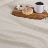 100% Cotton Thermal Blanket – Basketweave All-Season, Lightweight & Breathable