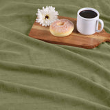 100% Cotton Thermal Blanket – Basketweave All-Season, Lightweight & Breathable