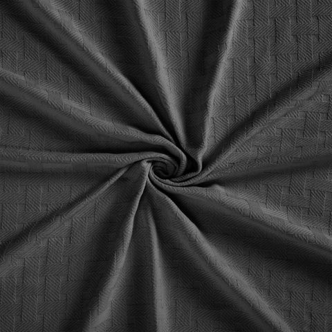 100% Cotton Thermal Blanket – Basketweave All-Season, Lightweight & Breathable