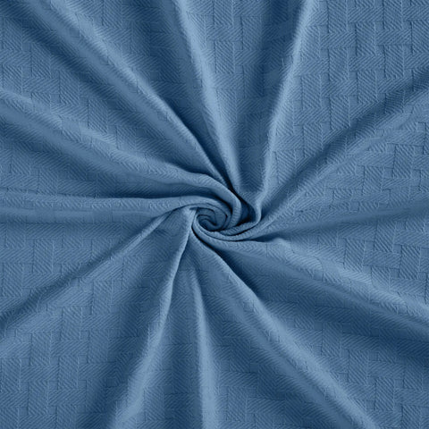 100% Cotton Thermal Blanket – Basketweave All-Season, Lightweight & Breathable