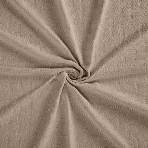 100% Cotton Thermal Blanket – Basketweave All-Season, Lightweight & Breathable