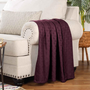 Basketweave Classic Farmhouse All-Season Cotton Blanket