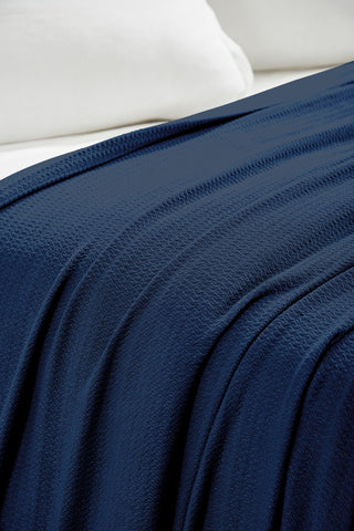 100% Cotton Waffle Blanket – Cooling Waffle Weave, Lightweight & Breathable