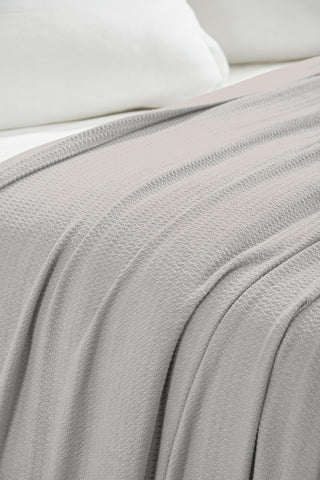 100% Cotton Waffle Blanket – Cooling Waffle Weave, Lightweight & Breathable