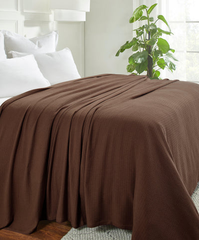 100% Cotton Waffle Blanket – Cooling Waffle Weave, Lightweight & Breathable