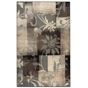 Pastiche Contemporary Floral Patchwork Indoor Area Rug or Runner