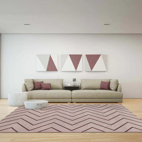 Contemporary Chevron Zig-Zag Indoor Outdoor Area Rug