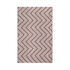 Contemporary Chevron Zig-Zag Indoor Outdoor Area Rug