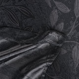 Leaves Room Darkening Washable Blackout Curtain Panels, Set of 2