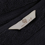 Chevron Zero-Twist Cotton Jacquard and Solid Towel Set 6 Piece