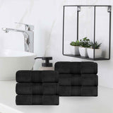 Superior Premium Turkish Cotton 6-Piece Hand Towel Set