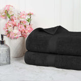 Madison Egyptian Cotton Pile Plush Heavyweight Bath Sheet Set of 2