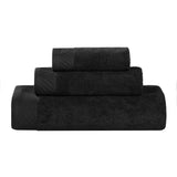 Egyptian Cotton Basketweave Solid Towel Set 3 Piece