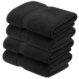 Egyptian Cotton Plush Heavyweight Bath Towel Set of 4