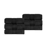 Superior Premium Turkish Cotton 6-Piece Hand Towel Set